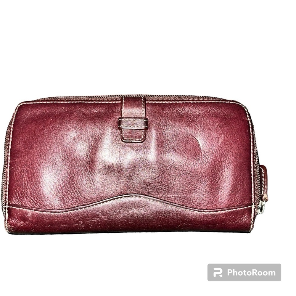 Tignanello Leather Wallet Accordion style - Picture 2 of 3